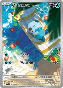 Oshawott #105 — Pokemon White Flare