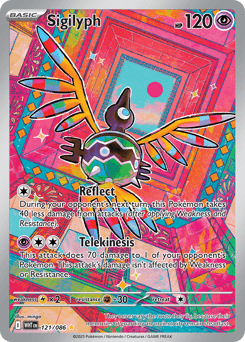 Sigilyph #121 — Pokemon White Flare
