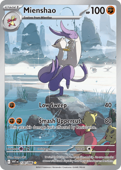 Mienshao #134 — Pokemon White Flare