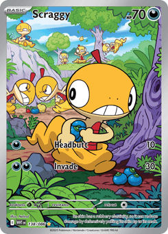 Scraggy #138 — Pokemon White Flare