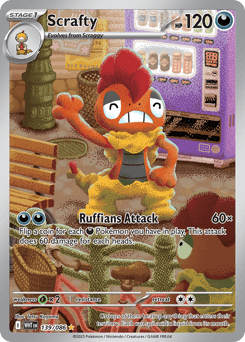 Scrafty #139 — Pokemon White Flare