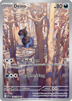 Deino #146 — Pokemon White Flare