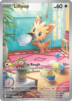 Lillipup #154 — Pokemon White Flare