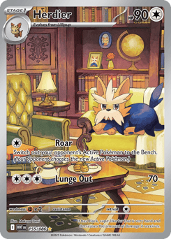 Herdier #155 — Pokemon White Flare
