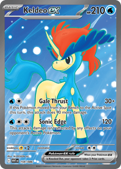 Keldeo ex #159 — Pokemon White Flare