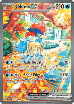 Keldeo ex #167 — Pokemon White Flare