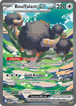 Bouffalant ex #170 — Pokemon White Flare