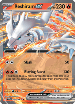 Reshiram ex #20 — Pokemon White Flare
