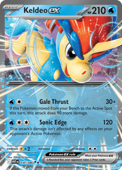 Keldeo ex #30 — Pokemon White Flare