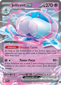 Jellicent ex #45 — Pokemon White Flare
