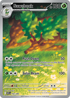 Sawsbuck #92 — Pokemon White Flare