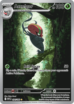 Accelgor #94 — Pokemon White Flare