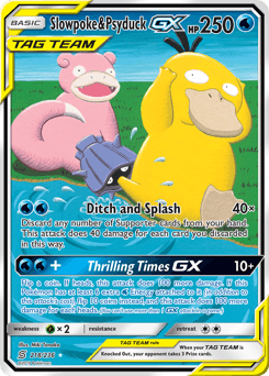Psyduck & Slowpoke GX #218 — Pokemon Unified Minds