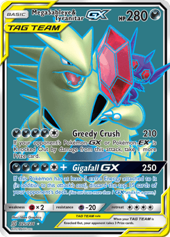 Mega Sableye & Tyranitar GX #225 — Pokemon Unified Minds