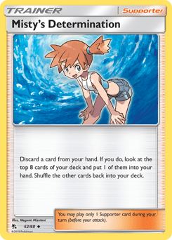 Misty's Determination [Reverse Holo] #62