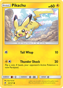 Pikachu [Reverse Holo] #40