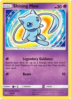 Shining Mew #40 — Pokemon Shining Legends