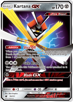 Kartana GX #70 — Pokemon Crimson Invasion