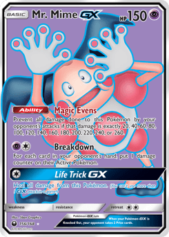 Mr. Mime GX #156 — Pokemon Celestial Storm