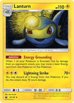 Lanturn #50 — Pokemon Celestial Storm