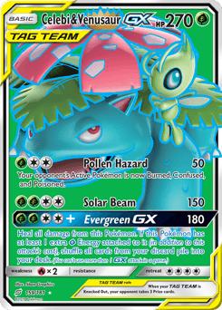 Celebi & Venusaur GX #159 — Pokemon Team Up