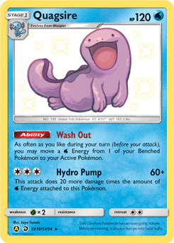 Quagsire #SV10 — Pokemon Hidden Fates
