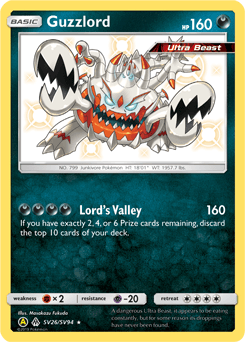 Guzzlord #SV26 — Pokemon Hidden Fates