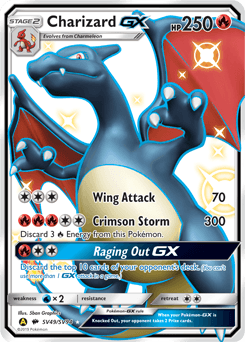 Charizard GX #SV49 — Pokemon Hidden Fates