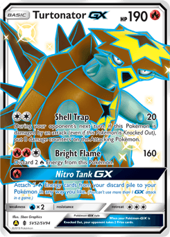 Turtonator GX #SV52 — Pokemon Hidden Fates