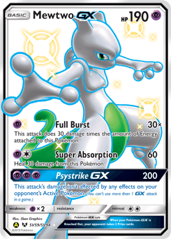 Mewtwo GX #SV59 — Pokemon Hidden Fates