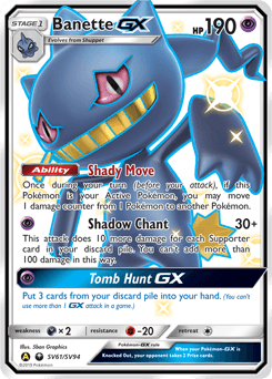 Banette GX #SV61 — Pokemon Hidden Fates