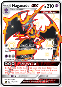 Naganadel GX #SV63 — Pokemon Hidden Fates