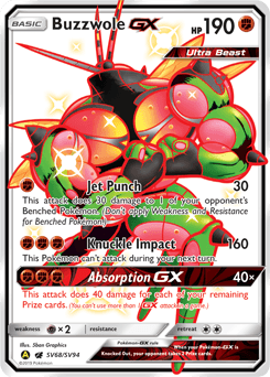 Buzzwole GX #SV68 — Pokemon Hidden Fates