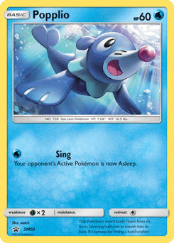 Popplio #SM03 — Pokemon Promo