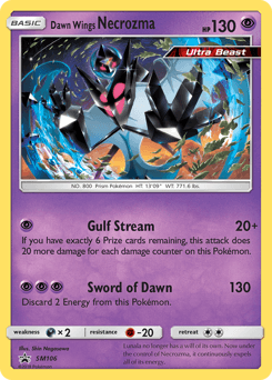 Dawn Wings Necrozma #SM106 — Pokemon Promo