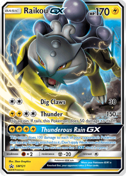 Raikou GX #SM121 — Pokemon Promo