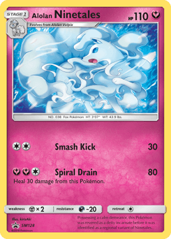 Alolan Ninetales #SM128 — Pokemon Promo
