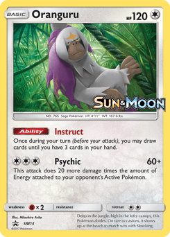 Oranguru #SM13 — Pokemon Promo