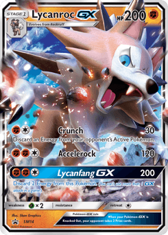 Lycanroc GX #SM14 — Pokemon Promo