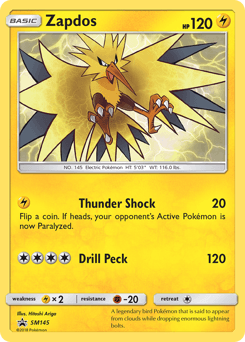 Zapdos #SM145 — Pokemon Promo