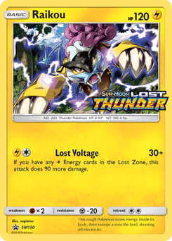 Raikou #SM150 — Pokemon Promo