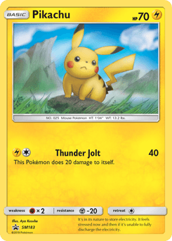 Pikachu #SM183 — Pokemon Promo