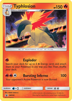 Typhlosion #SM185 — Pokemon Promo