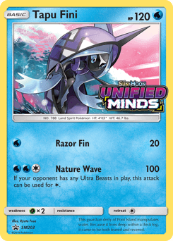 Tapu Fini #SM203 — Pokemon Promo