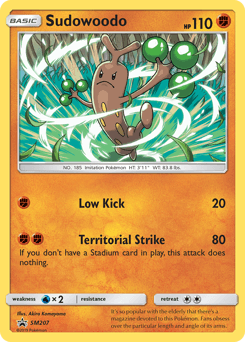 Sudowoodo #SM207 — Pokemon Promo