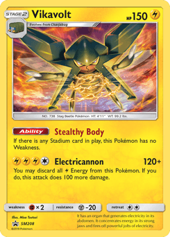 Vikavolt #SM208 — Pokemon Promo
