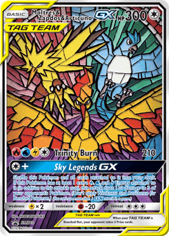 Moltres & Zapdos & Articuno GX #SM210 — Pokemon Promo