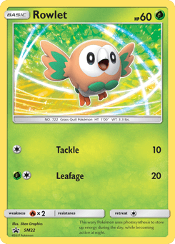 Rowlet #SM22 — Pokemon Promo