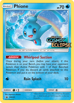 Phione #SM220 — Pokemon Promo