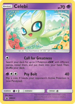 Celebi #SM224 — Pokemon Promo